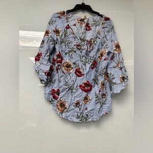 Como Blu Womens Blouse New With Tags Size Large